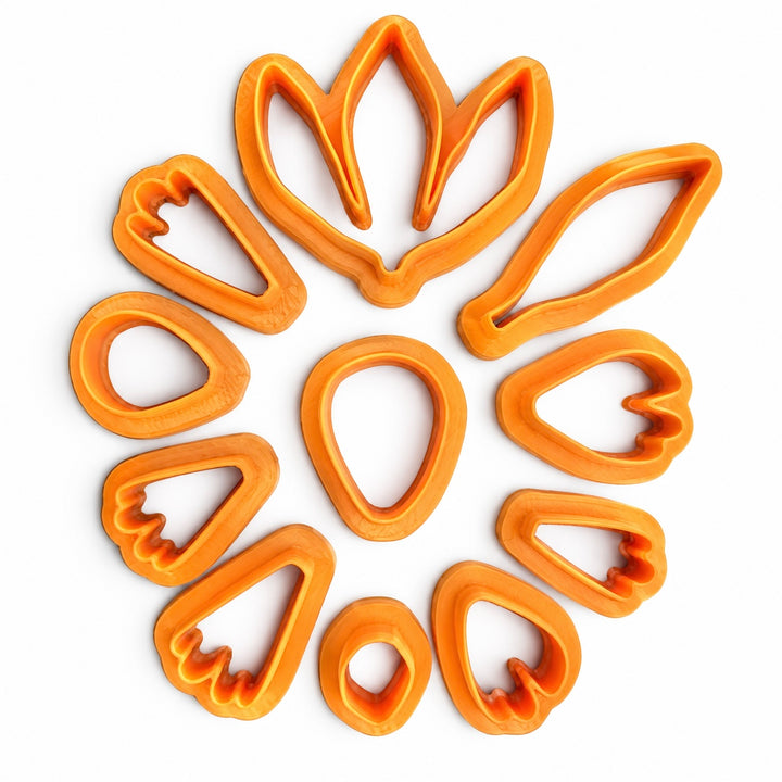 Nervadores y Cortadores para Peonía Pequeña en Porcelana Fría | AradiaShop® AradiaShop