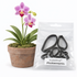 Cortadores de orquidea phalaenopsis AradiaShop junto a planta real como referencia para porcelana fria