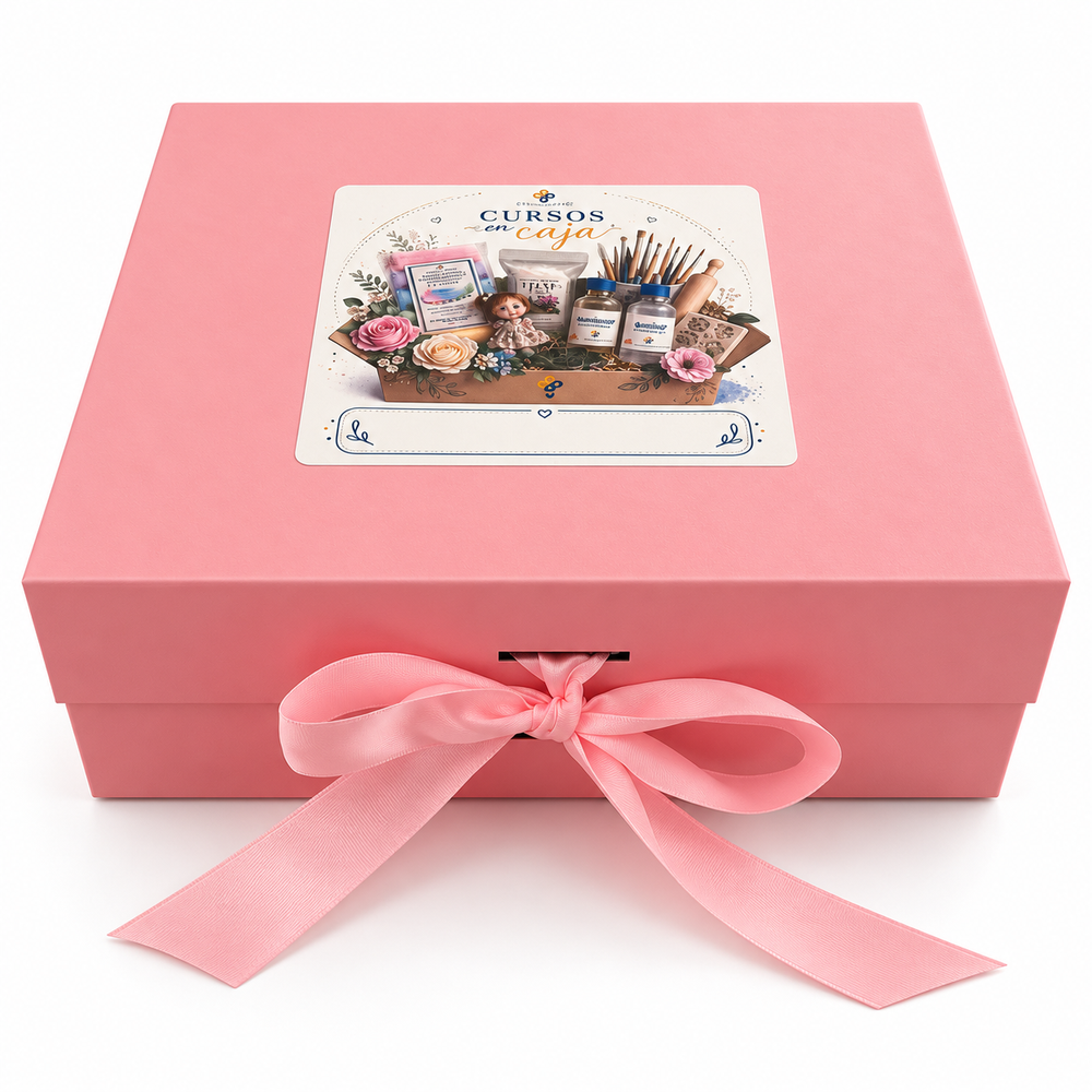 CURSO DE FLOR DE CEREZO DOBLE EN PORCELANA FRÍA + KIT DE MATERIALES AradiaShop