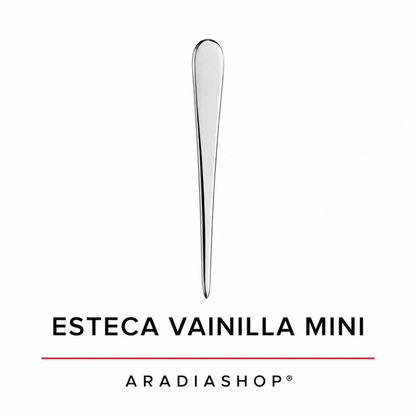 Esteca vainilla mini de acero inoxidable para modelado en porcelana fría