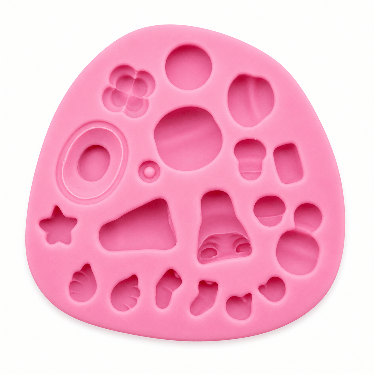 Molde Mini Belén Kawaii para Porcelana Fría y Miniaturas