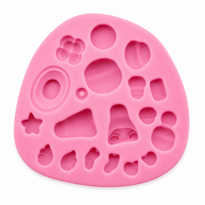Molde Mini Belén Kawaii para Porcelana Fría y Miniaturas