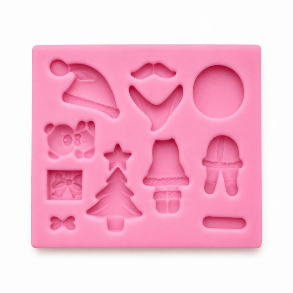 Molde de silicona Mini Navidad Kawaii AradiaShop