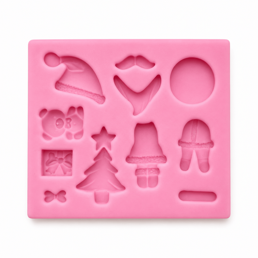 Molde de silicona Mini Navidad Kawaii AradiaShop