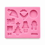 Molde de silicona Mini Navidad Kawaii AradiaShop