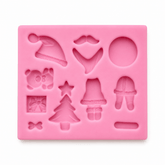 Molde de silicona Mini Navidad Kawaii AradiaShop