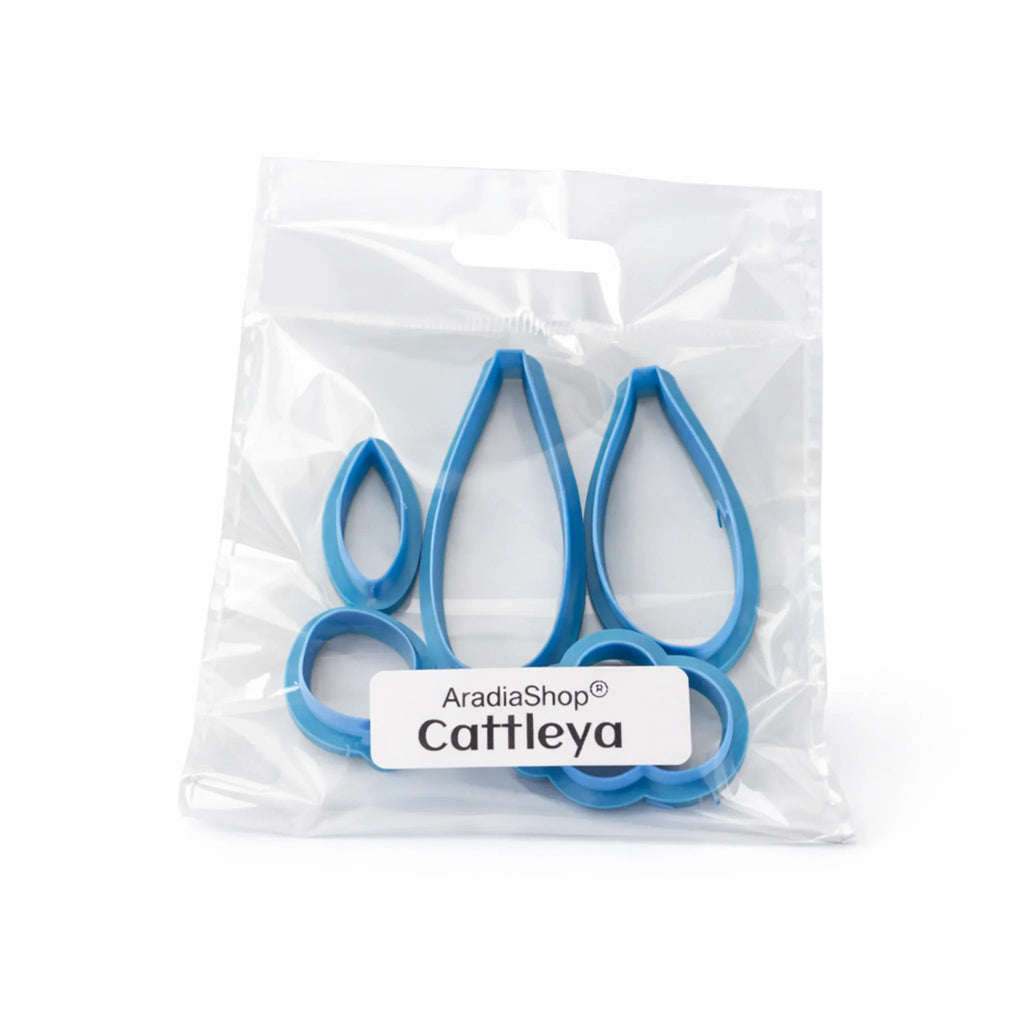 Set de minicortadores Cattleya AradiaShop para porcelana fria en bolsa
