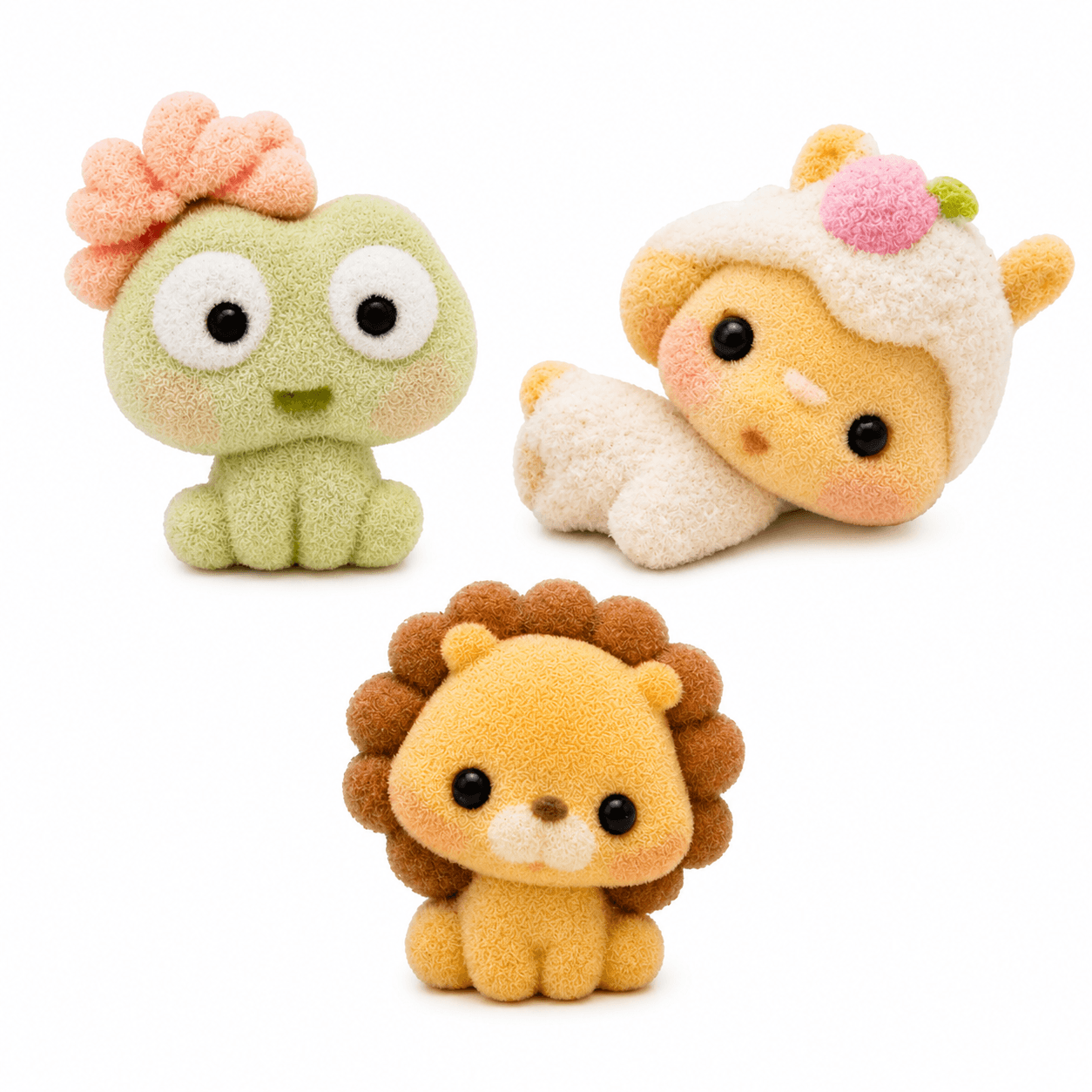 Molde de Silicona MiniPets Kawaii para Porcelana Fría