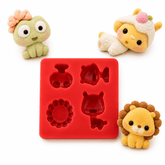 Molde de Silicona MiniPets Kawaii