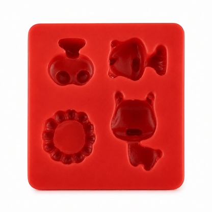 Molde de Silicona MiniPets Kawaii para Porcelana Fría