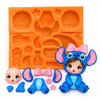Molde de Silicona Bebé Stitch | AradiaShop® AradiaShop