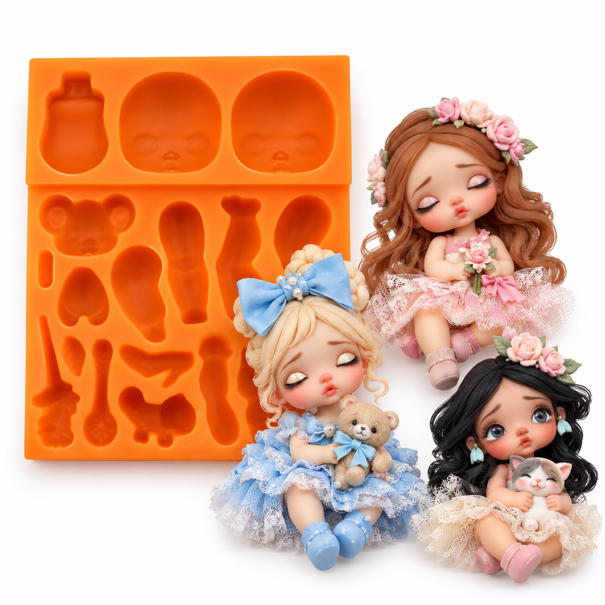 Molde de Silicona Dulces Sueños para Muñecas | AradiaShop® AradiaShop