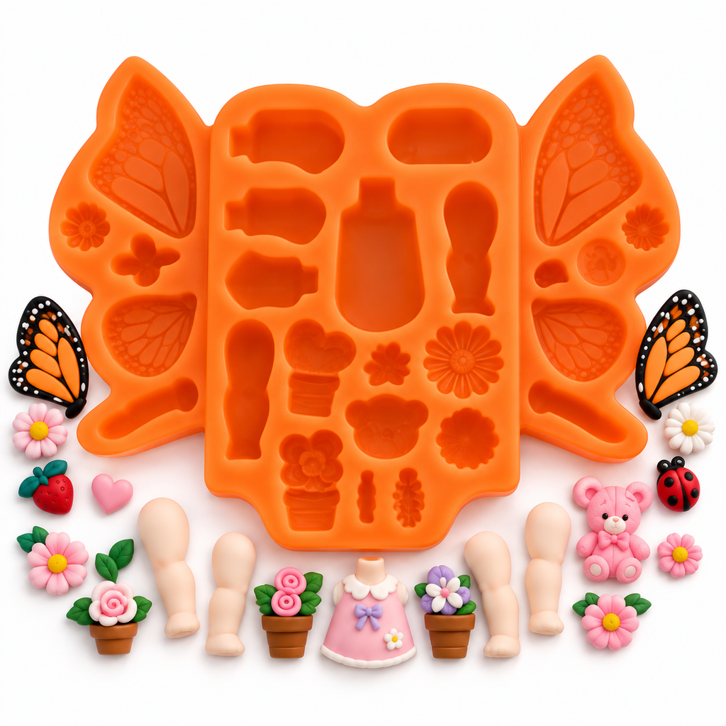 Molde de Silicona Mariposa para Muñecas y accesorios | Aradiashop® AradiaShop