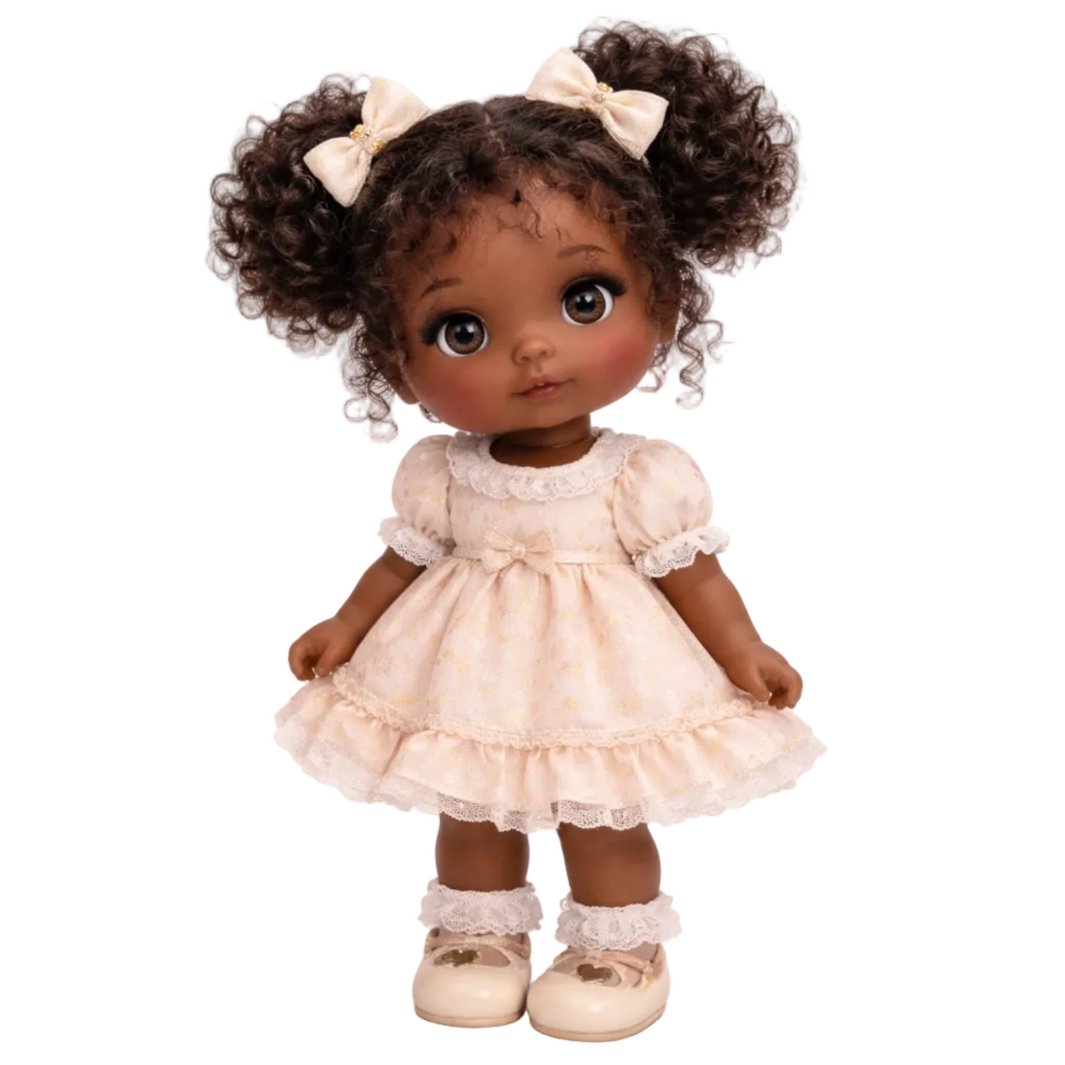 Muñecas con porcelana fria Dolls tono cacao intenso AradiaShop modelado realista