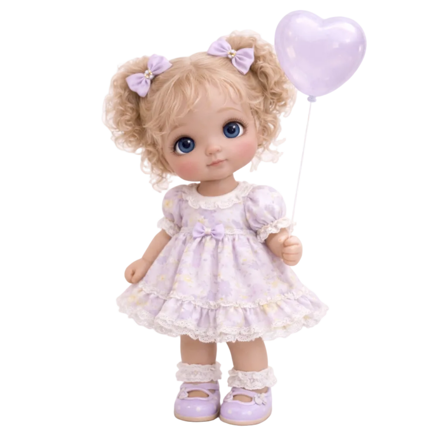 Muñecas realizadas con porcelana fria Dolls tono piel claro AradiaShop
