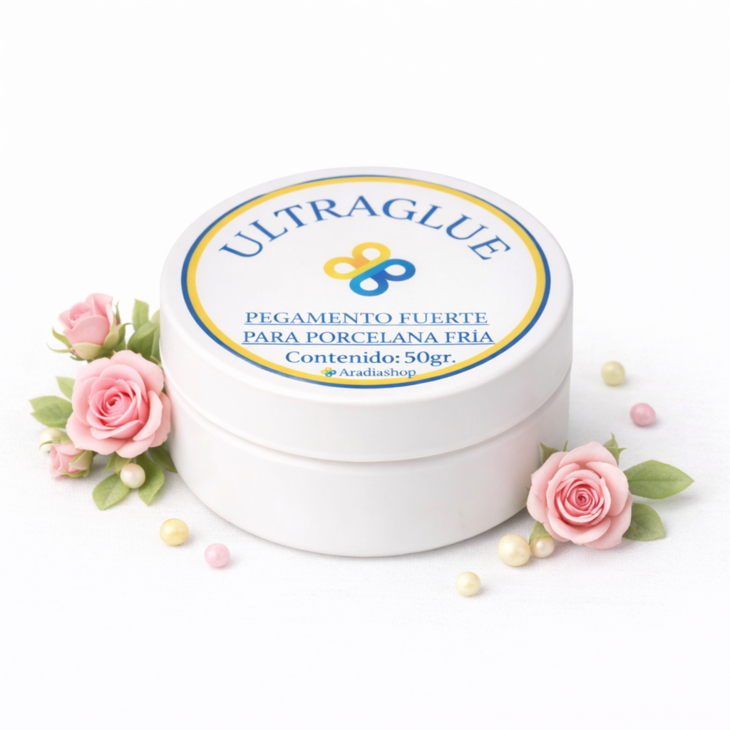 Pegamento Ultraglue 50g AradiaShop para porcelana fría y manualidades