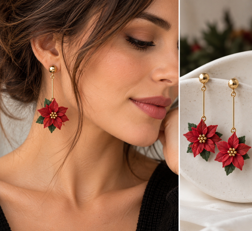 Nervadores y Cortadores para Mini Poinsettia en Porcelana Fría | AradiaShop® AradiaShop