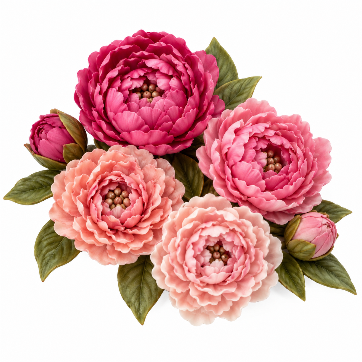 Nervadores y Cortadores para Peonía Pequeña en Porcelana Fría | AradiaShop® AradiaShop