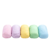 Set porcelana fría cremosa colores pastel AradiaShop amarillo vainilla rosa bebé azul cielo verde pastel y lavanda suave