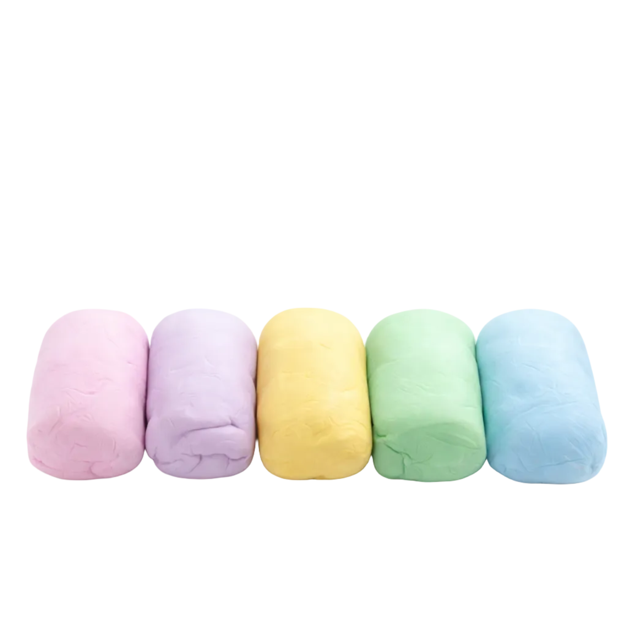 Set porcelana fría cremosa colores pastel AradiaShop amarillo vainilla rosa bebé azul cielo verde pastel y lavanda suave